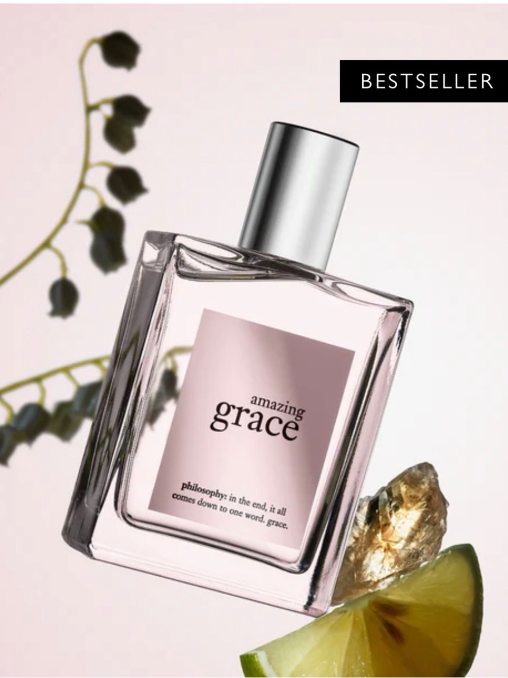 Philosophy Amazing Grace Women's Skincare Fragrance — Light Pink Bottle